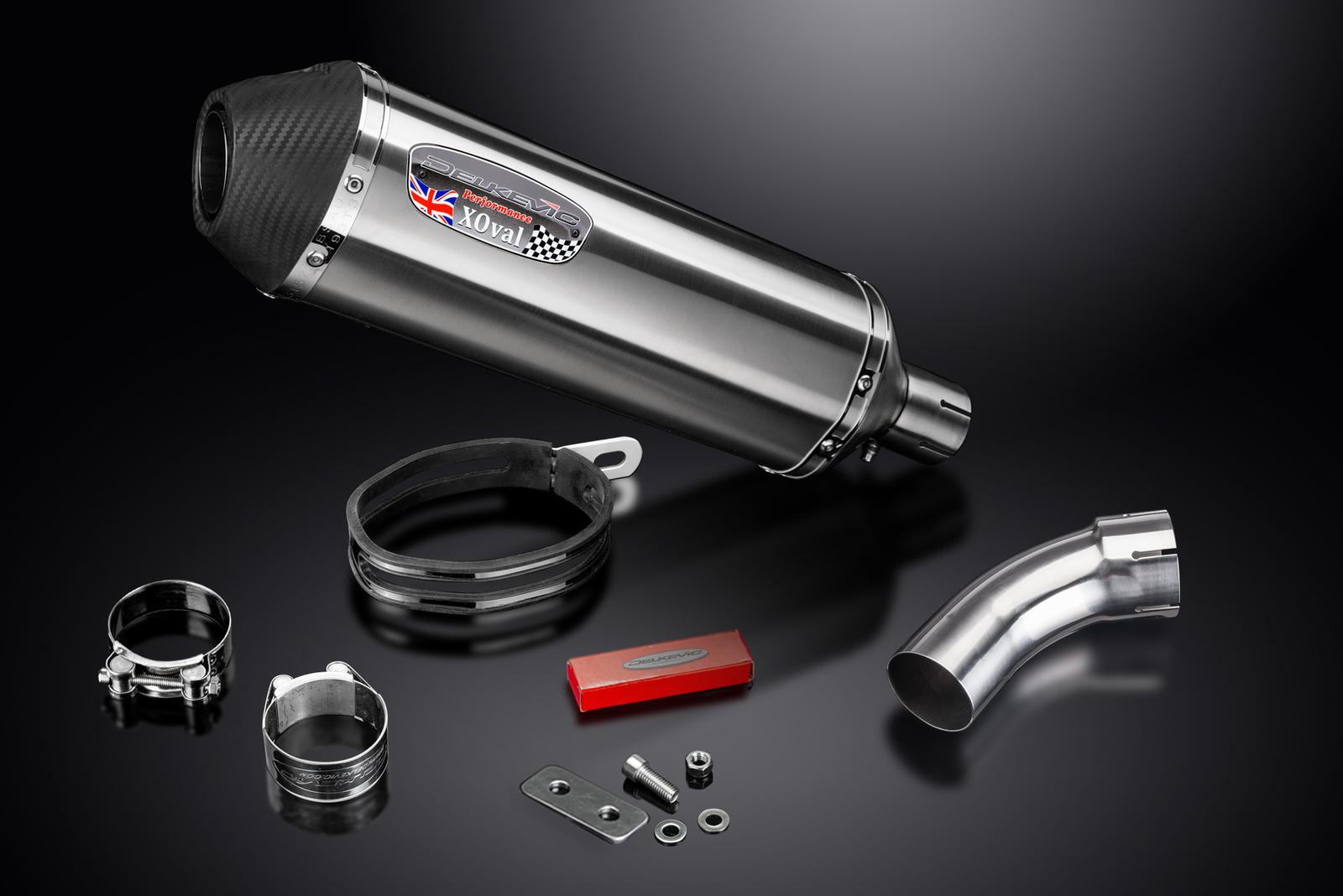 Suzuki DL1000 V-Strom DL1050 14-24 Slip On 13.5″ XOval Stainless Exhaust Muffler