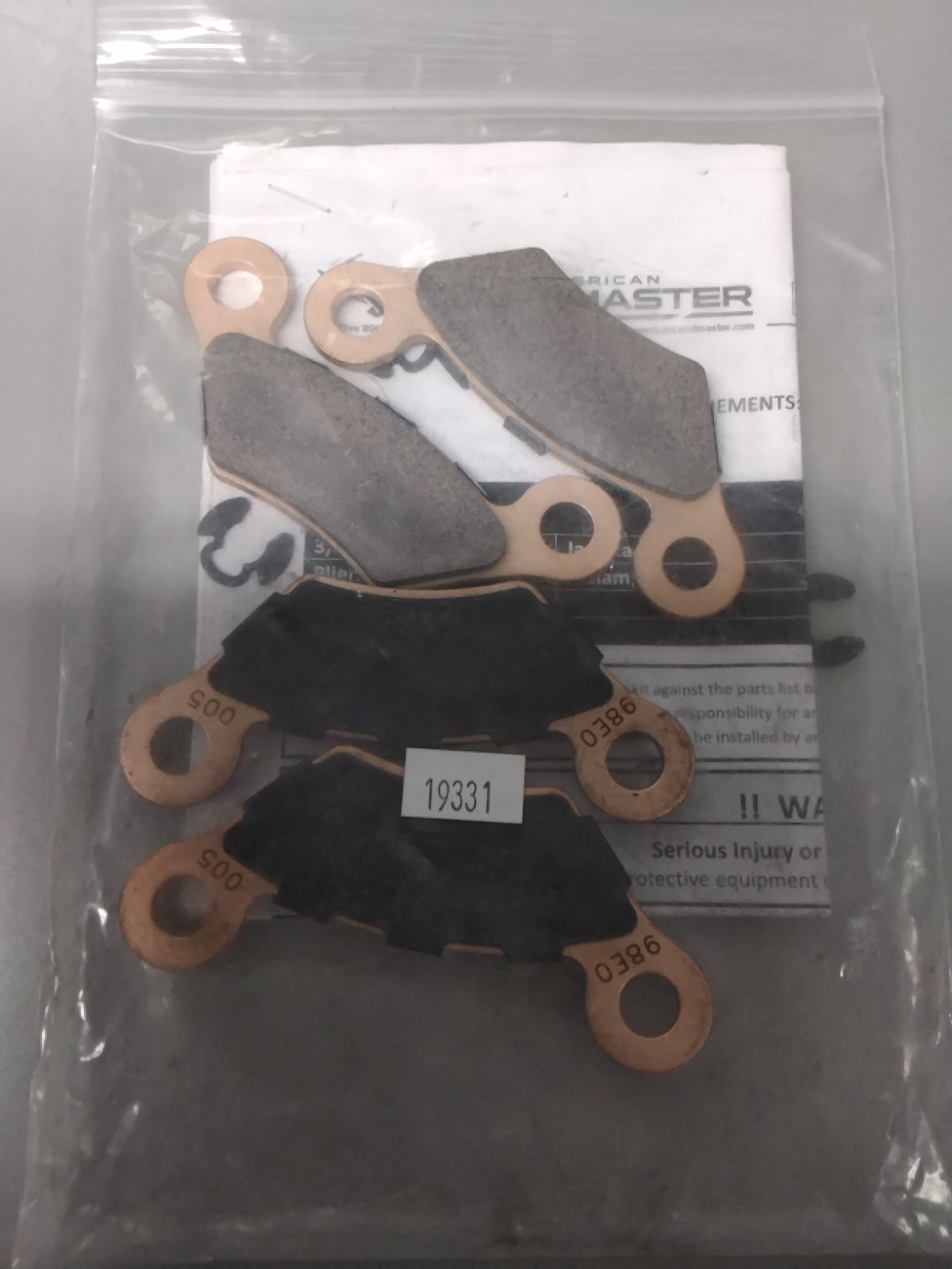 AMERICAN LANDMASTER Brake Pads Service Kit (Set for 2 wheels F/R) – 19331-R