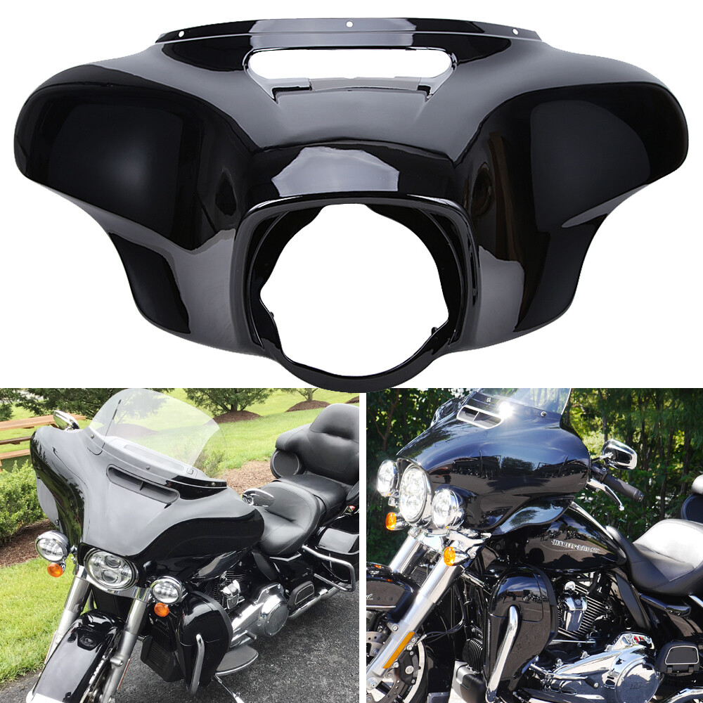 Vivid Black Batwing Outer Fairing for Harley Touring Electra Street Glide 14-UP