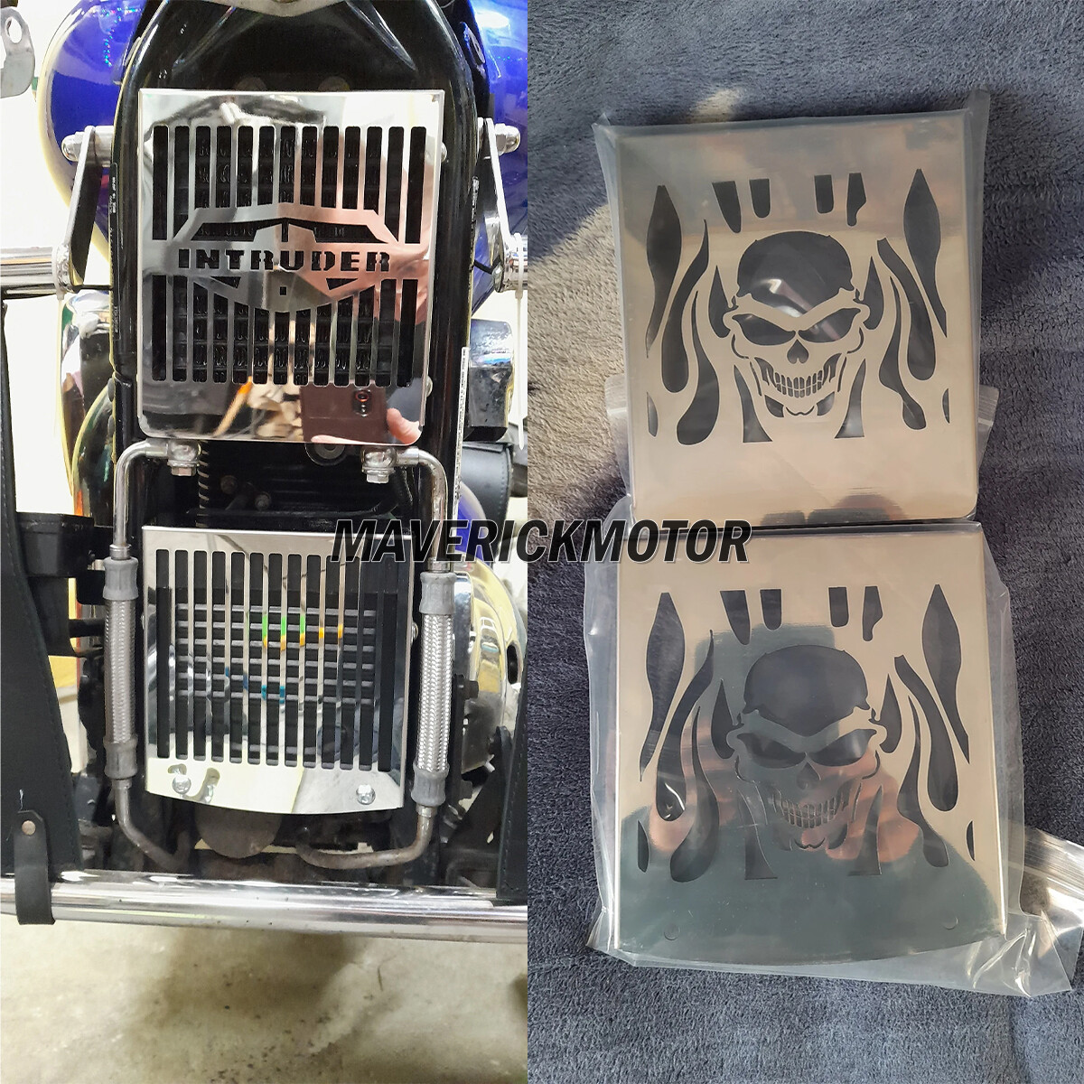 Radiator Cover Grille Guard For Suzuki VL1500 Intruder VN 1500 LC 1998-2008