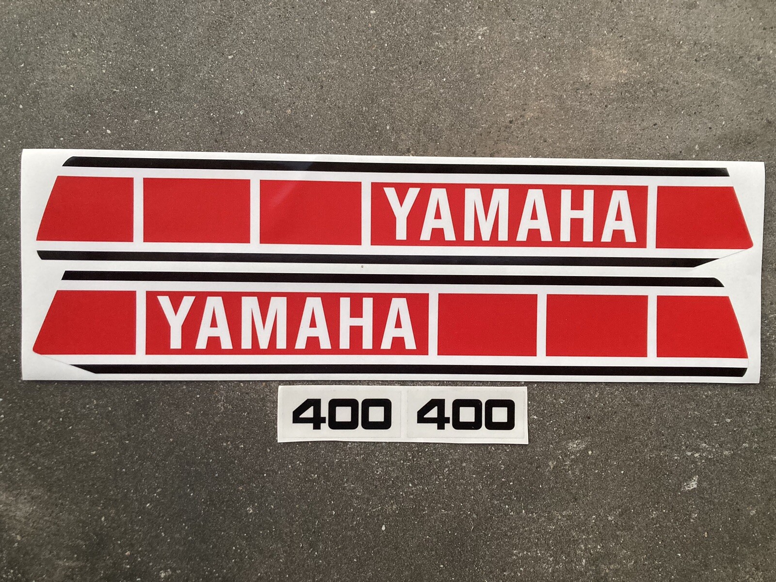 yamaha YZ400 Decal Set/ Sticker Kit (495mm Long x 70mm Wide)
