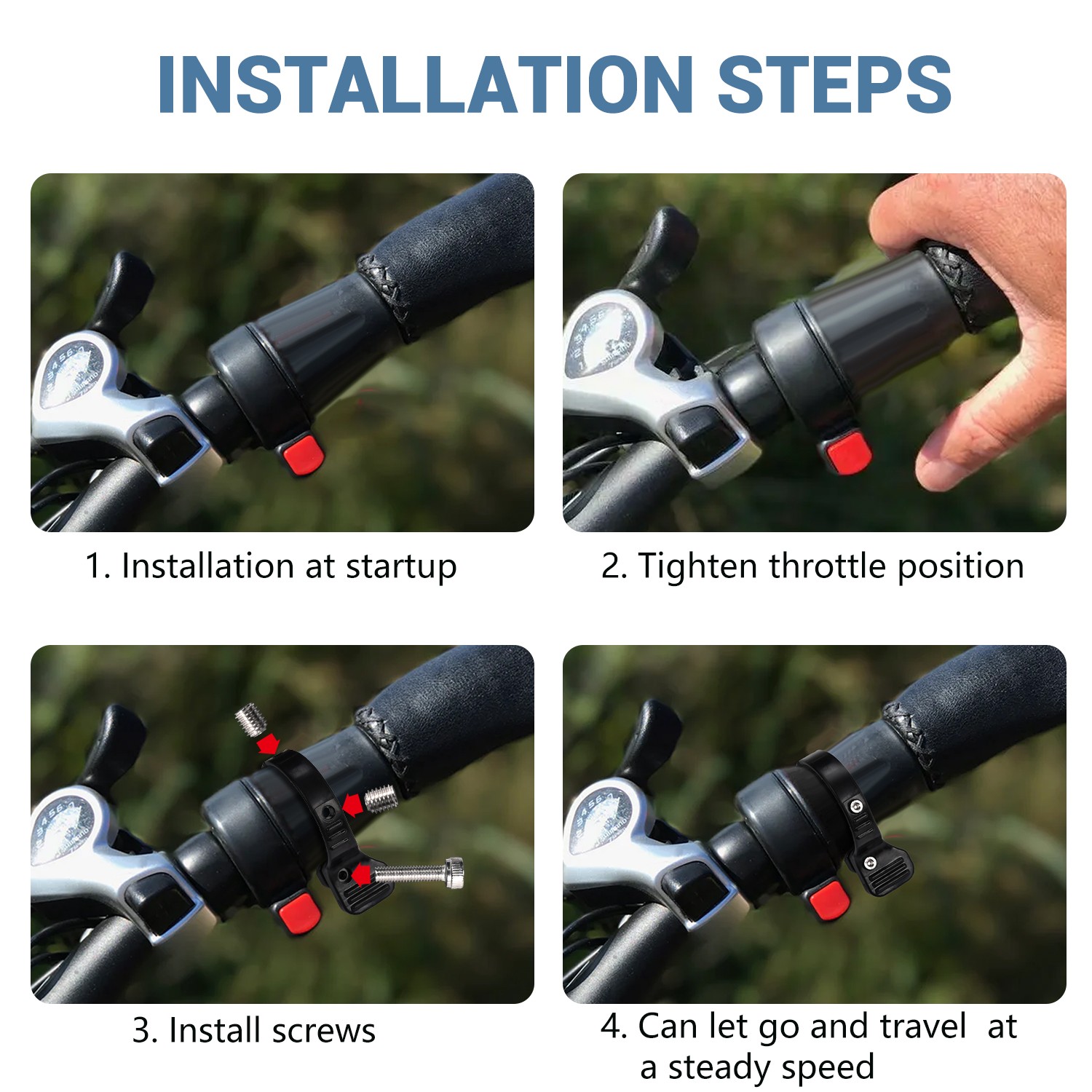 eBike Thumb Throttle Adapter Conversion Kit for RAD for Himiway for Proudy PETG