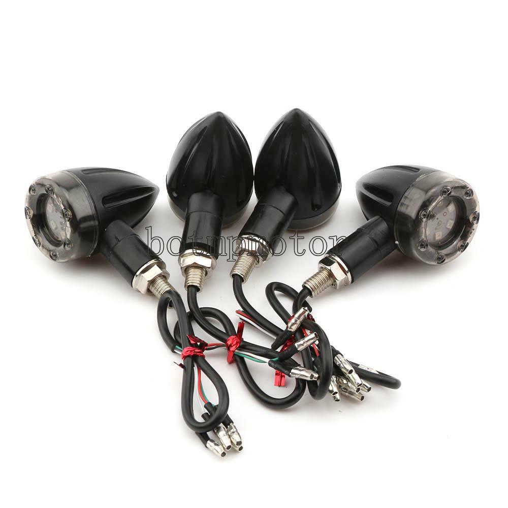 2.2 in Mini Plastic LED Turn Signals for Suzuki Intruder Volusia 800 1400 1500