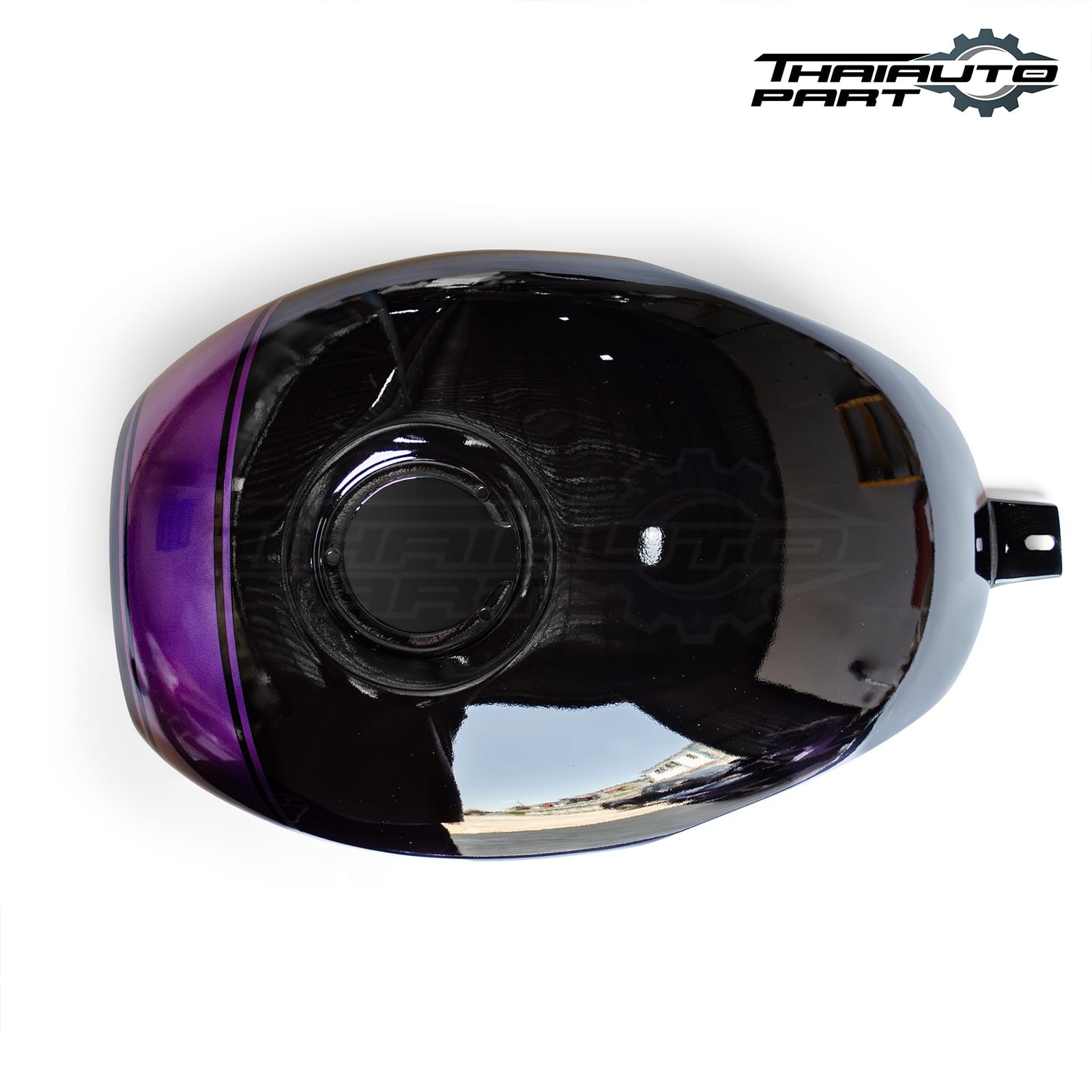 Cover Fuel Oil Tank Purple Effect ABS For Honda SCL CL300 CL500 2023-2025