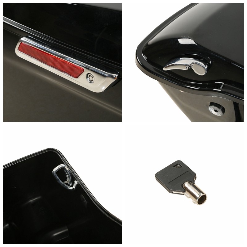 5″ Stretched Saddlebag & Rear Fender Fit For Harley Street Glide Road King 14-21