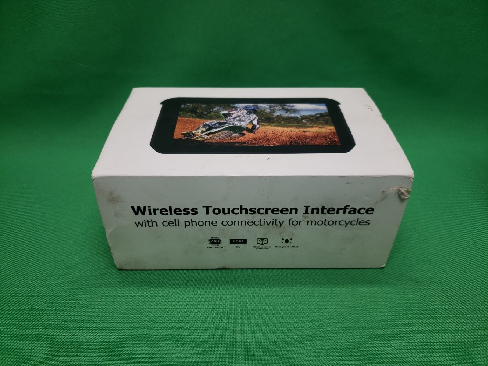 5″ Motorcycle Wireless CarPlay Android Auto GPS Navigation TouchScreen Monitor