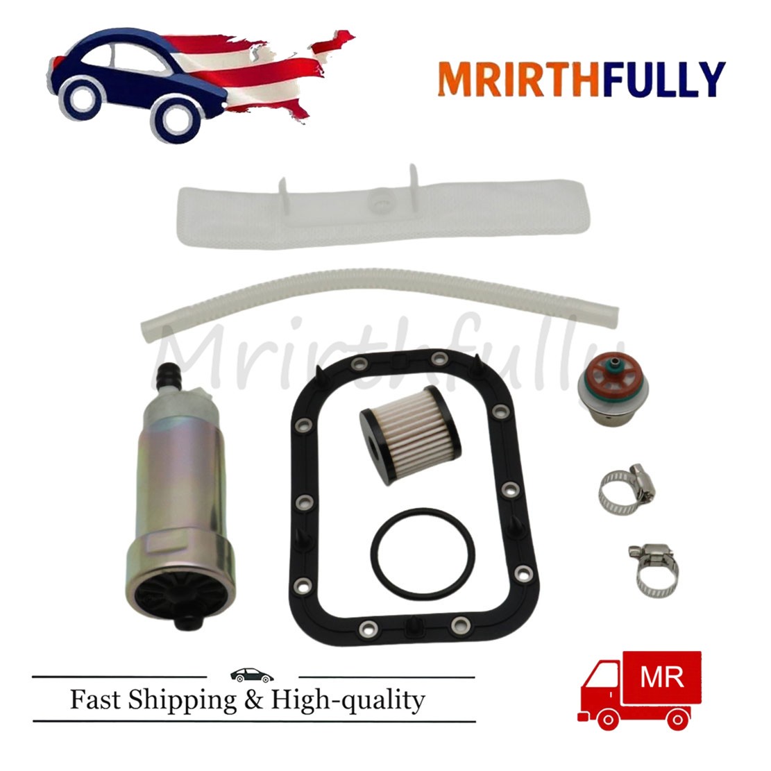NEW Fuel Pump W/Regul & Seal Kit Fit Harley 2008-2017 Softail US STCOK
