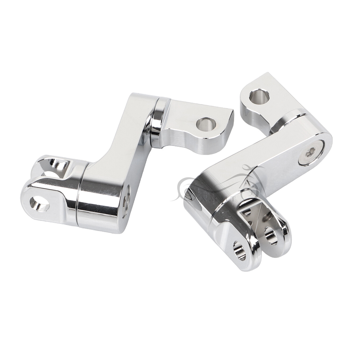 Pair Male Mount Foot Peg Extensions For Harley Sportsters Softails Dynas Touring