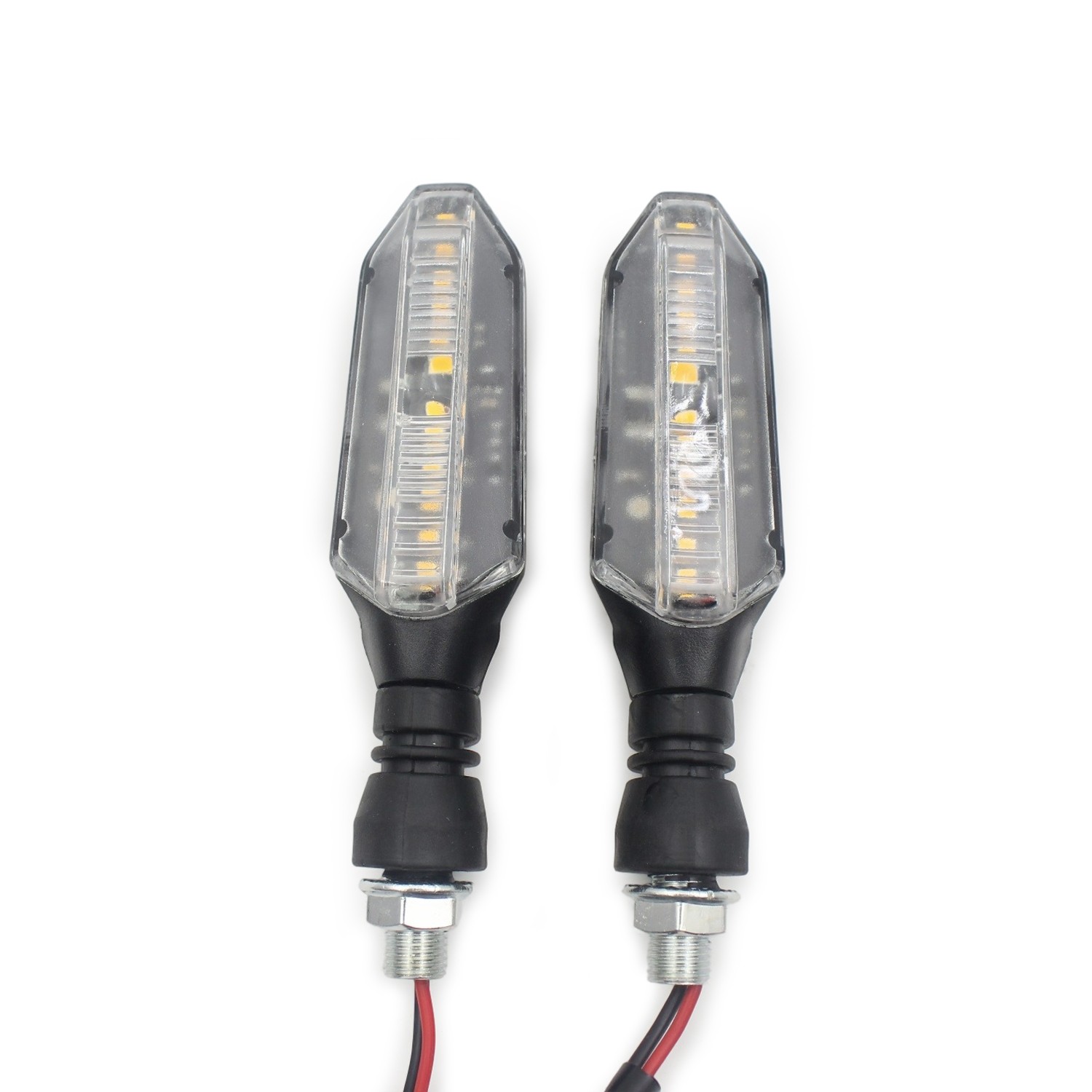 Universal 4PCS Motorcycle Led Turn Signal Indicator Blinker Amber Lights Durable