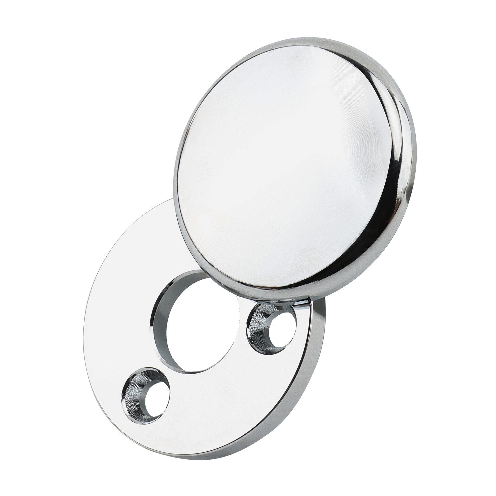 Chrome Fork Lock Cover Cap For Harley Touring Road King Classic FLHR 1994-2024