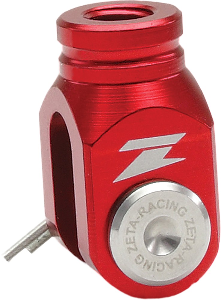 Zeta Rear Brake Clevis Red Aluminum Offroad