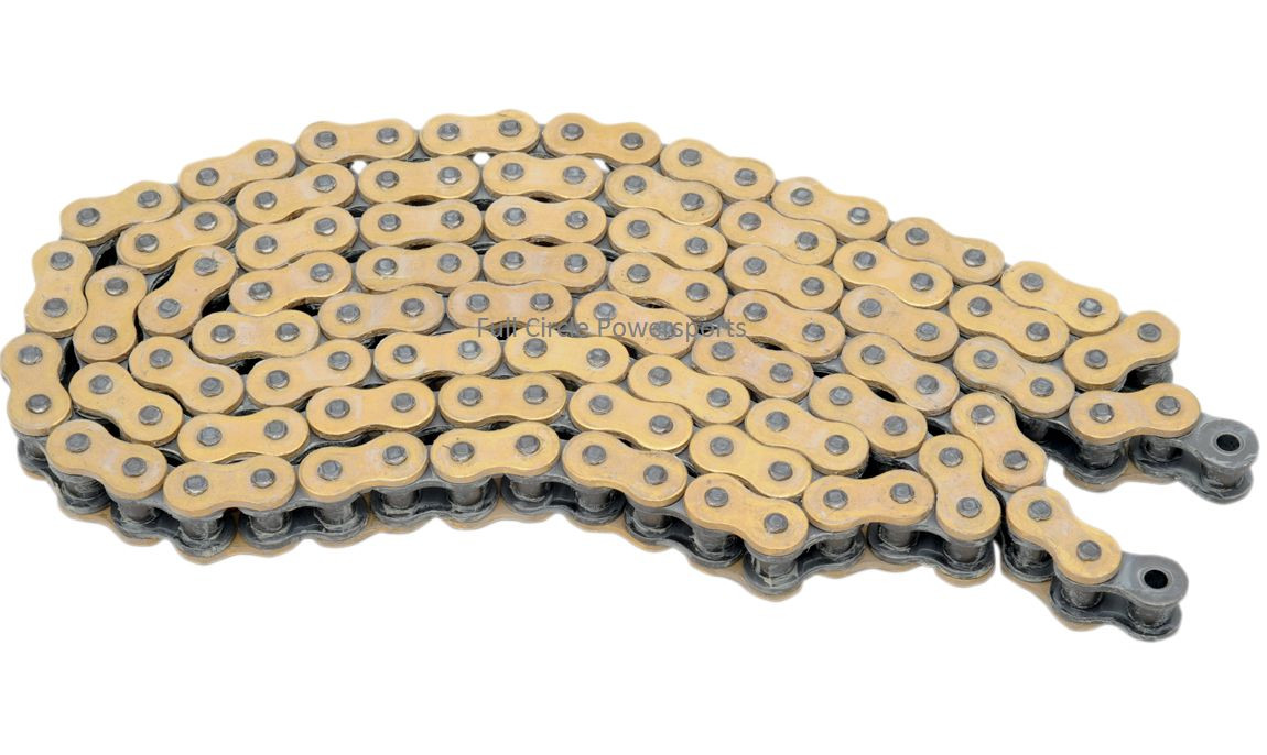 420 X 120 Gold Colored Chain Dirt Bike Motorcycle CR85 CRF80 XR