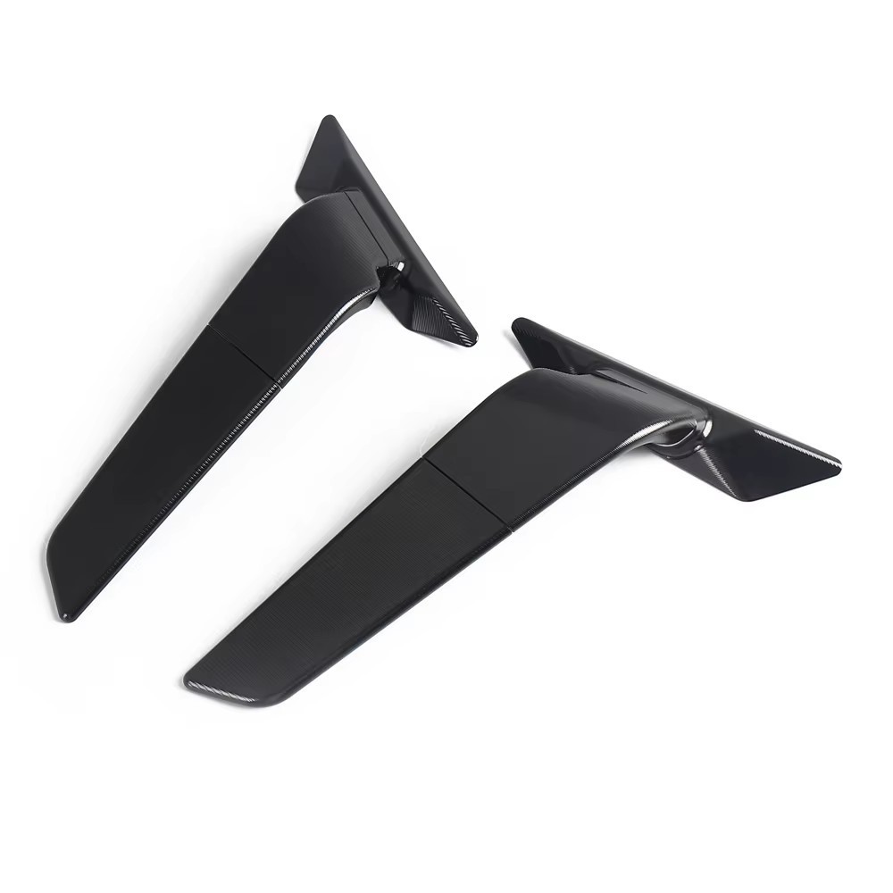 Pair CNC Adjustable Side Wing Rear View Mirrors Fits For Daytona 660 2024-2026