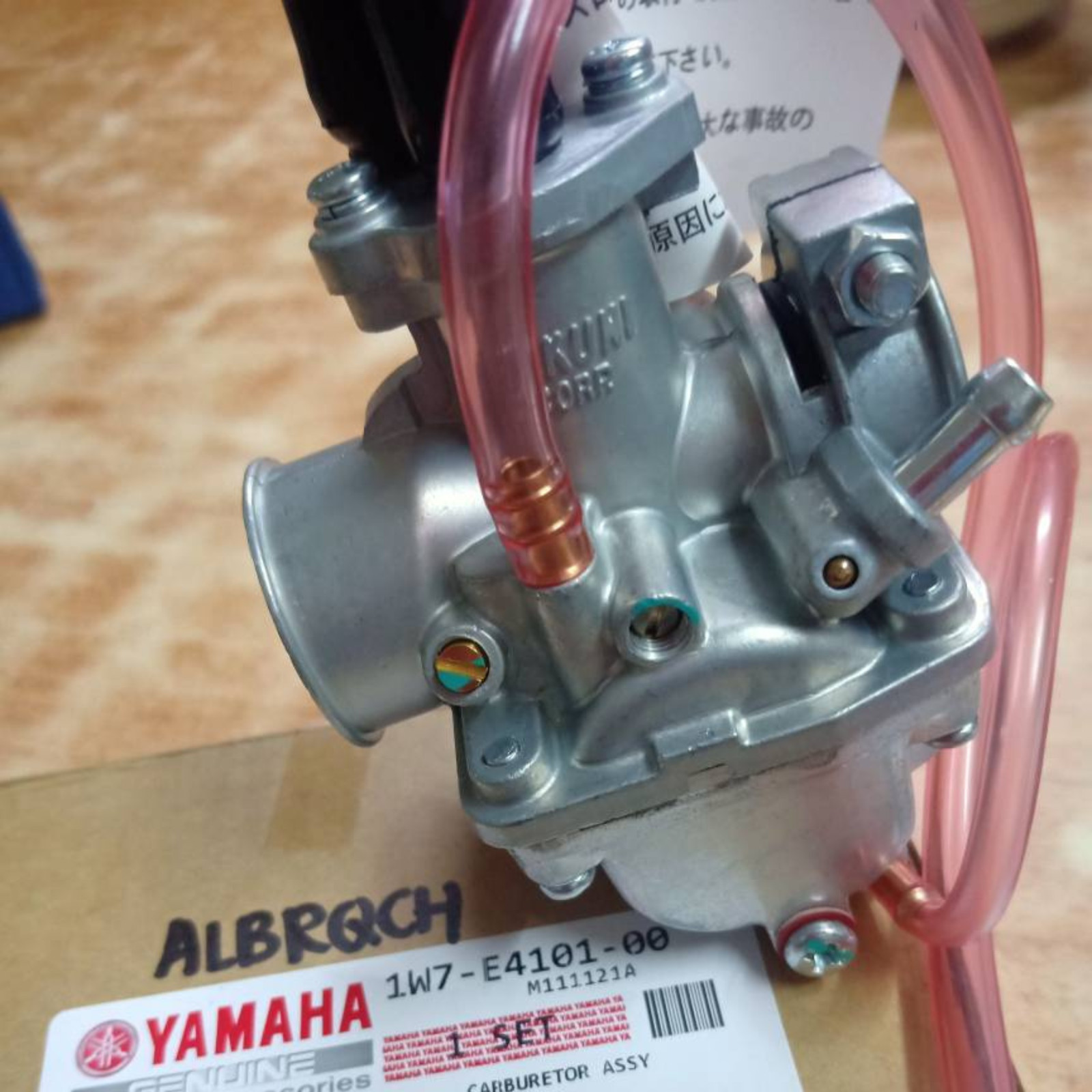 YAMAHA Y80 PW80 Carburetor Assembly – OEM Yamaha Thailand – NEW & ORIGINAL