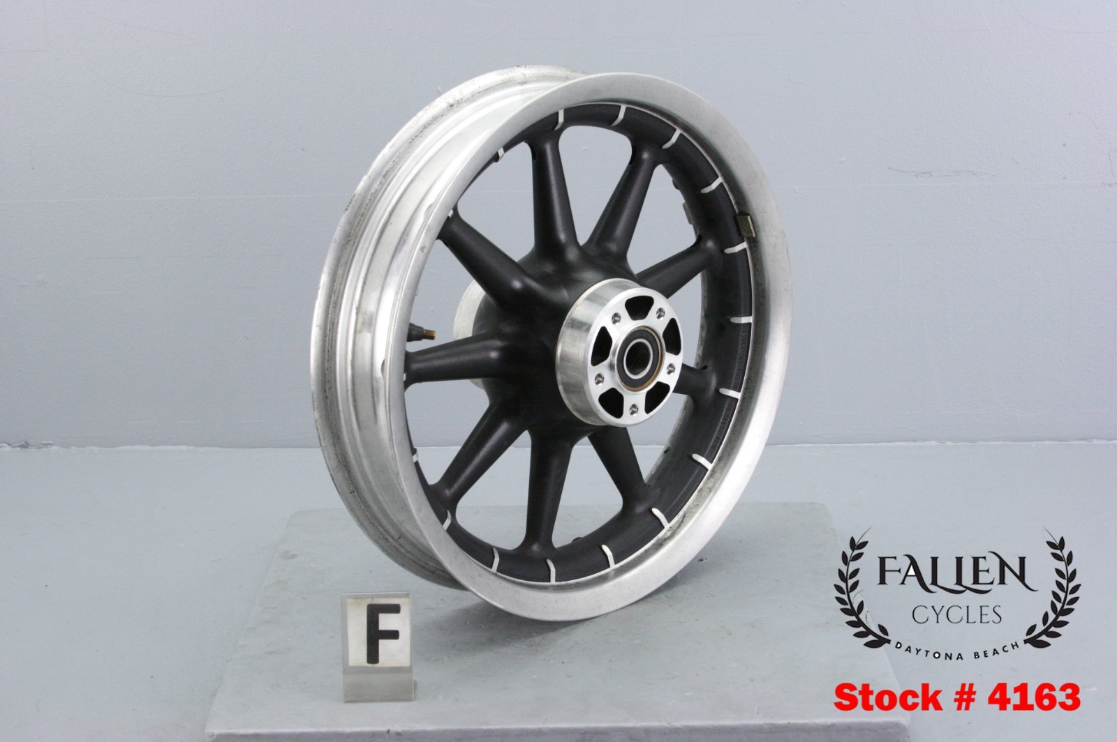 2008 Harley Electra Glide 16″ x 3.00″ Front Wheel Rim 9 SPOKE WAGON 25mm #4163