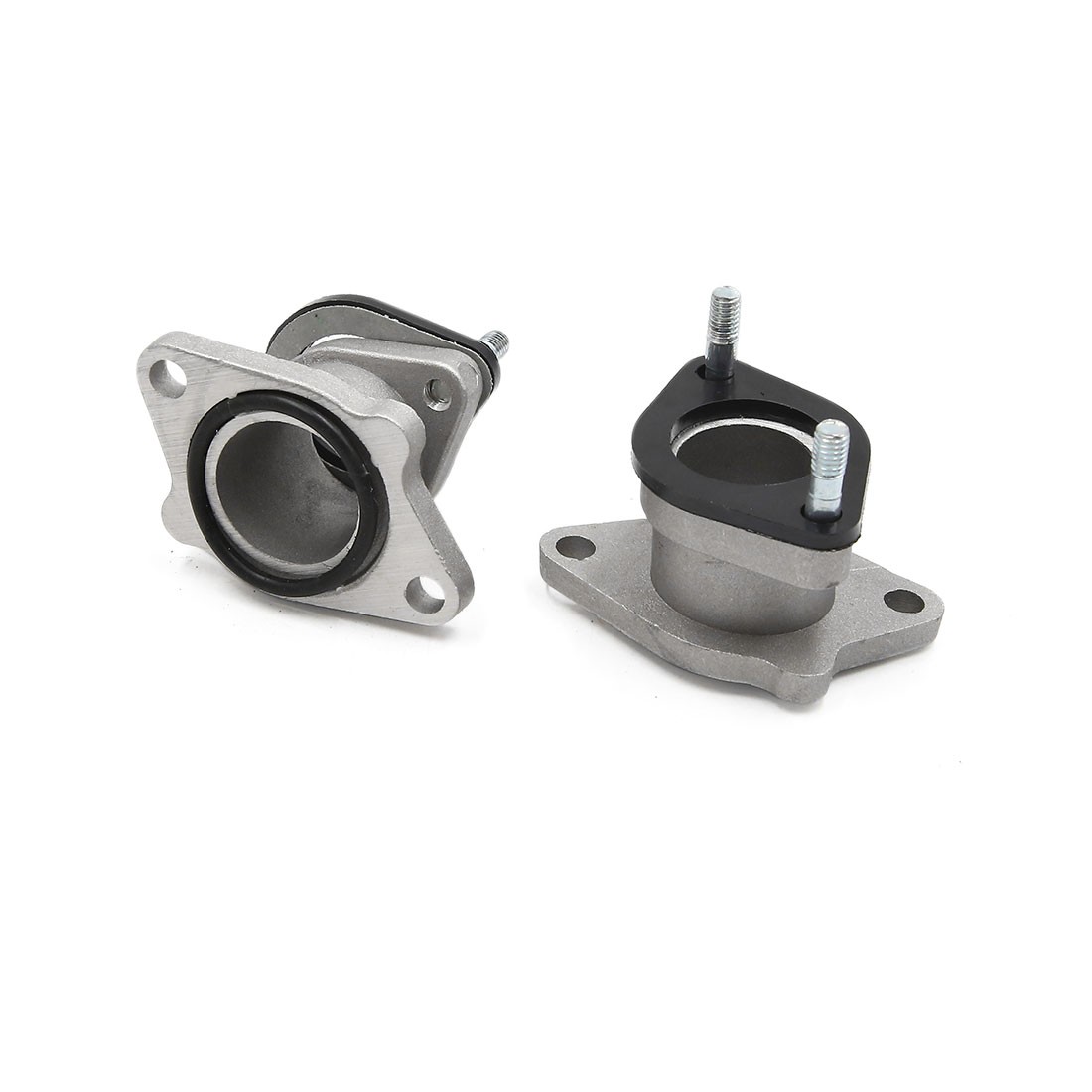 2pcs Aluminum Alloy Motorcycle Intake Manifold Carburetor Connector for CG125