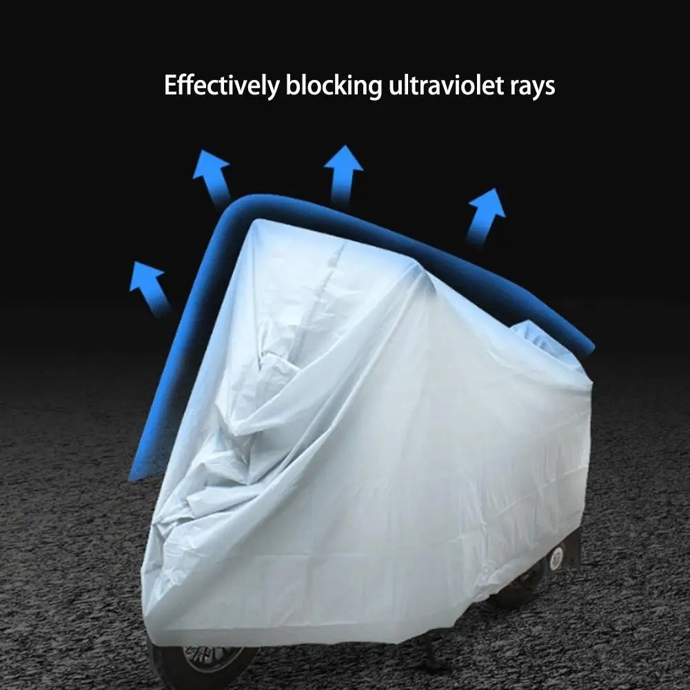 Motorcycle Cover Waterproof Snow Sun UV Dust Indoor Outdoor Protection Cover USA