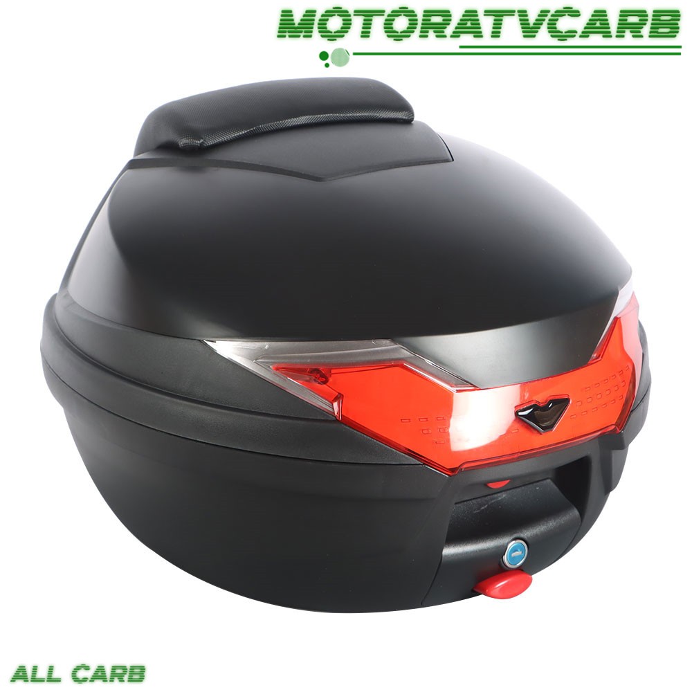 Motorcycle Tour Tail Box Top Lock Scooter 32L Trunk Luggage Storage Carrier Case