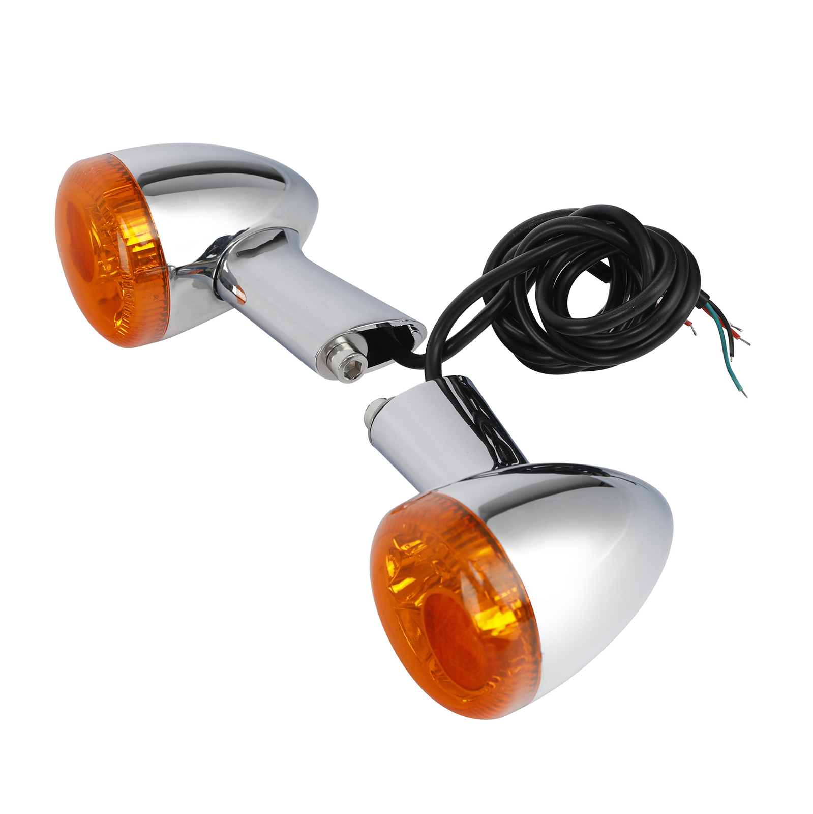 Amber Rear Turn Signals LED Light Fit For Harley Sportster XL 883 1200 1992-2022