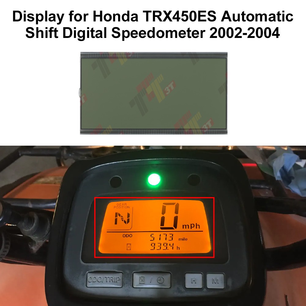 Display for Honda TRX450ES Automatic Shift Digital Speedometer