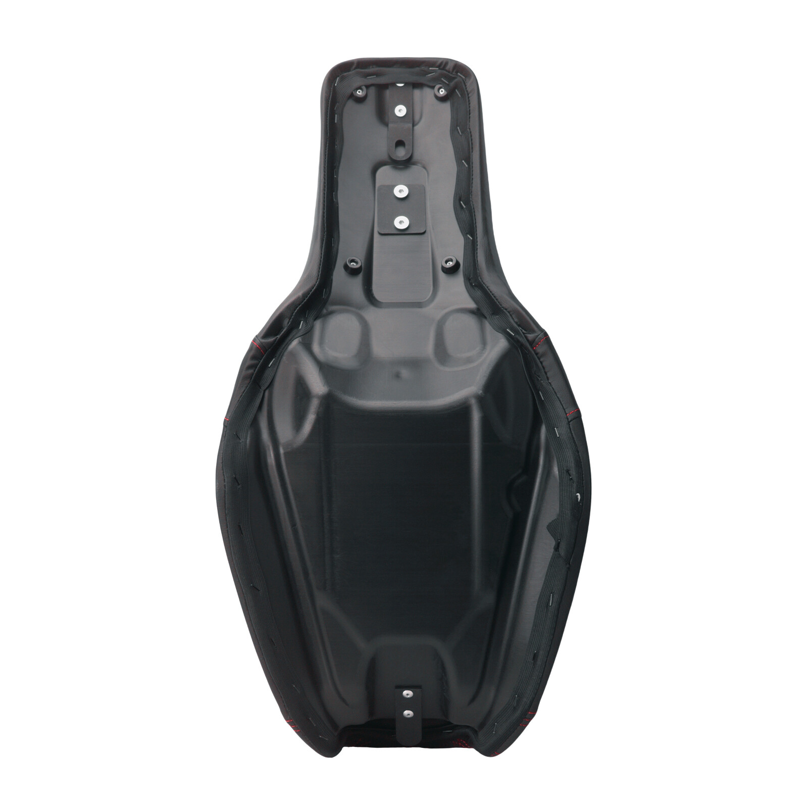 Step Up Red Stitching Seat & Backrest Driver For Harley Dyna Switchback 06-17