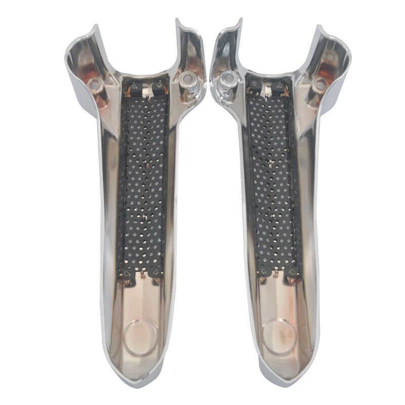 2X Chrome Front Fork Lower Leg Covers Slider For Harley Touring FLHX FLHTK FLHR