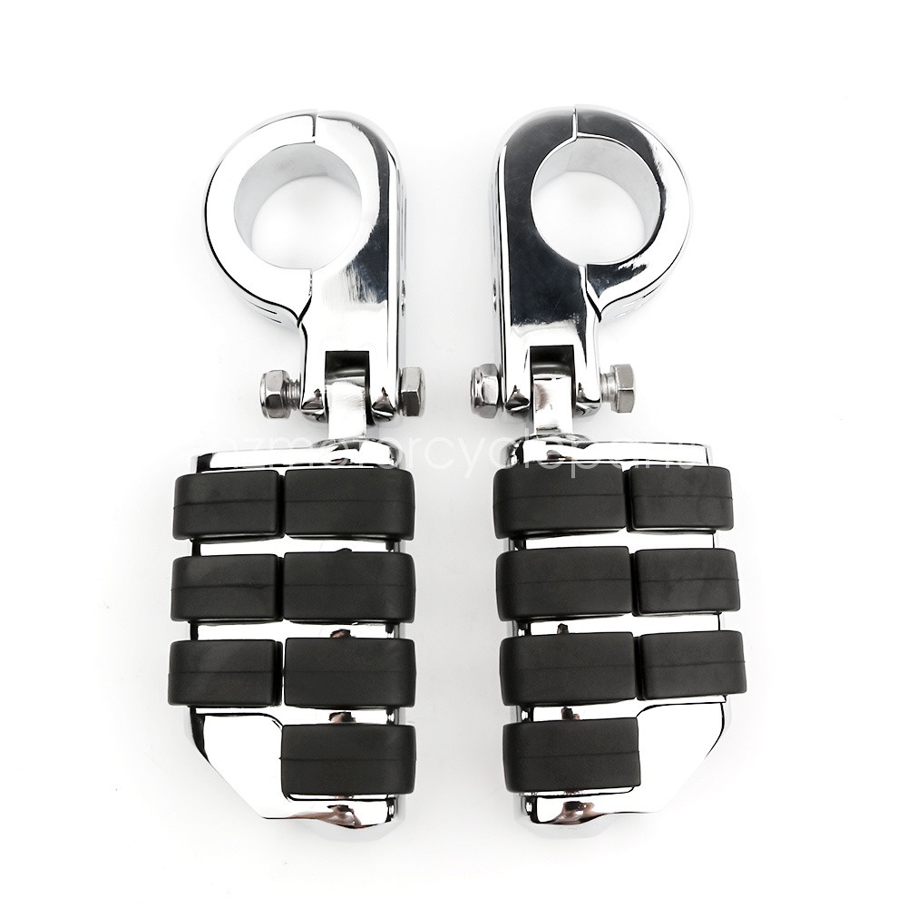 Pair 1.5″ 1-1/2″ Motorcycle Highway Foot Pegs For Honda VTX 1300 1800