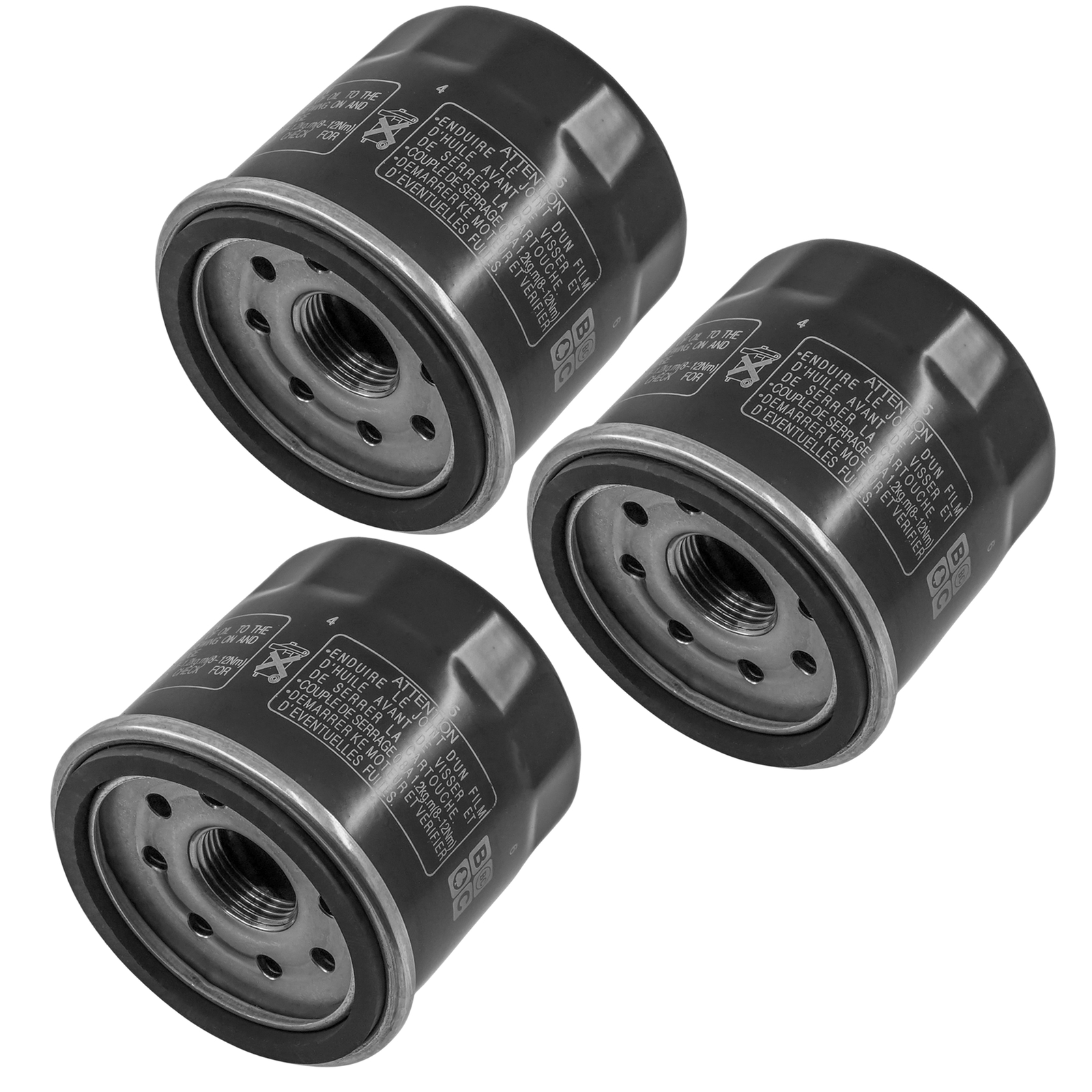 3 Pack Oil Filter for Kawasaki VN1500 Vulcan Mean Streak Nomad F/I Drifter 99-05