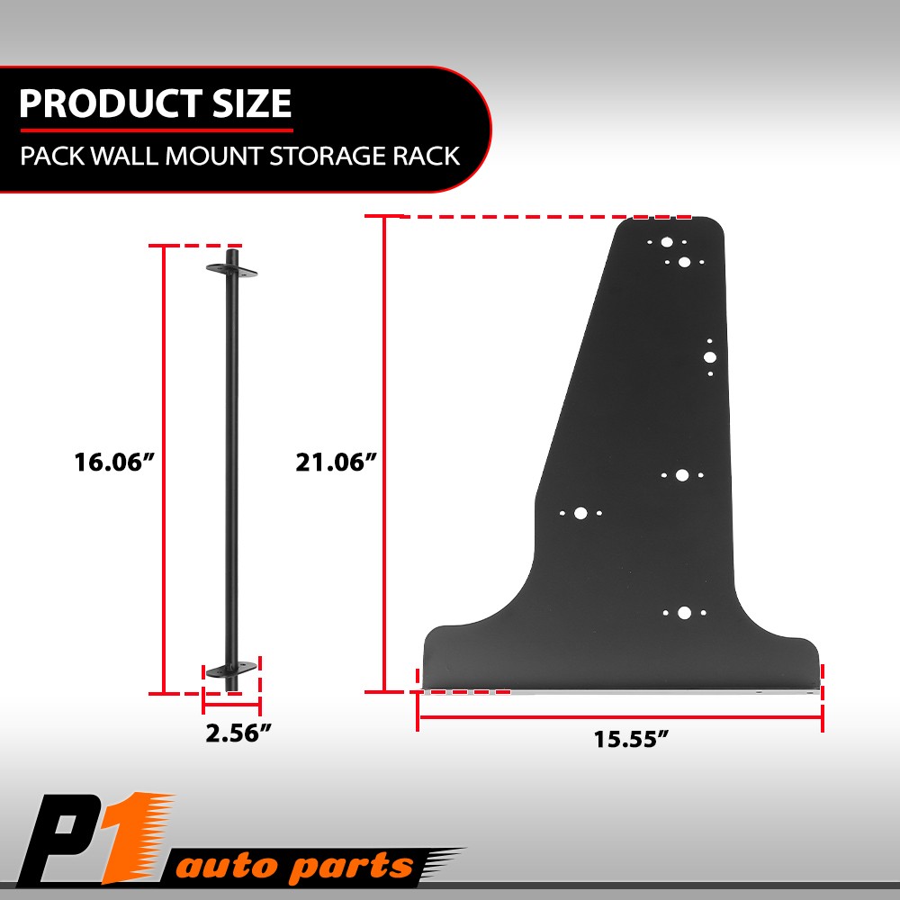 Pack Wall Mount Storage Rack Fit For Harley Tour Pack Road King Street Glide