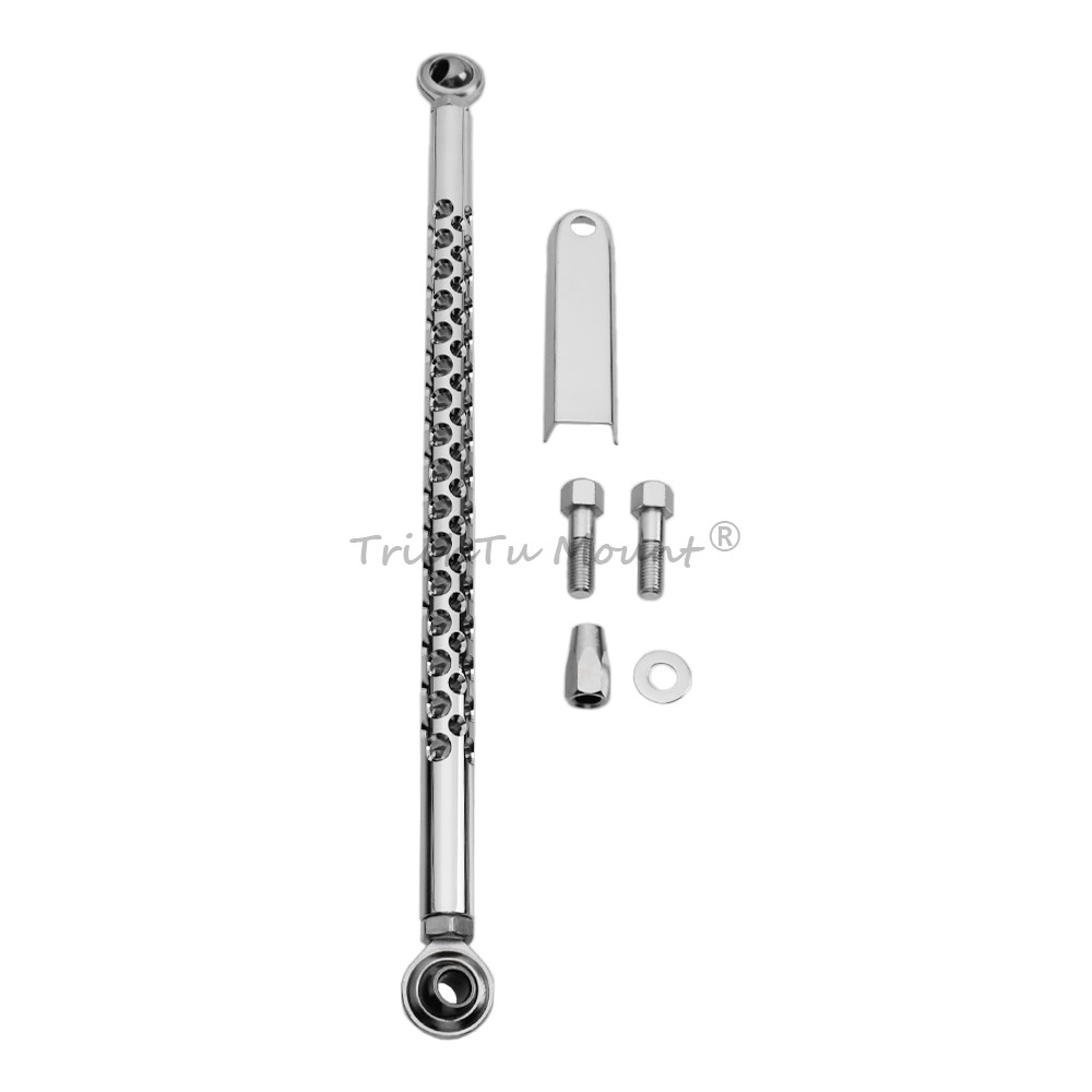 Gear Shift Linkage Shifter Link Chrome Fit For Harley Touring Dyna Street Glide