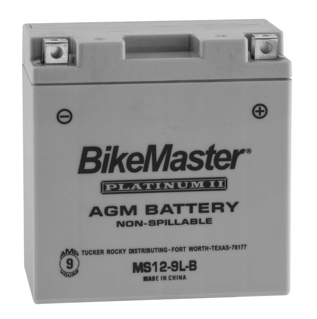 BikeMaster AGM Platinum II Battery for Honda CMX250C Rebel 250 1986-1987