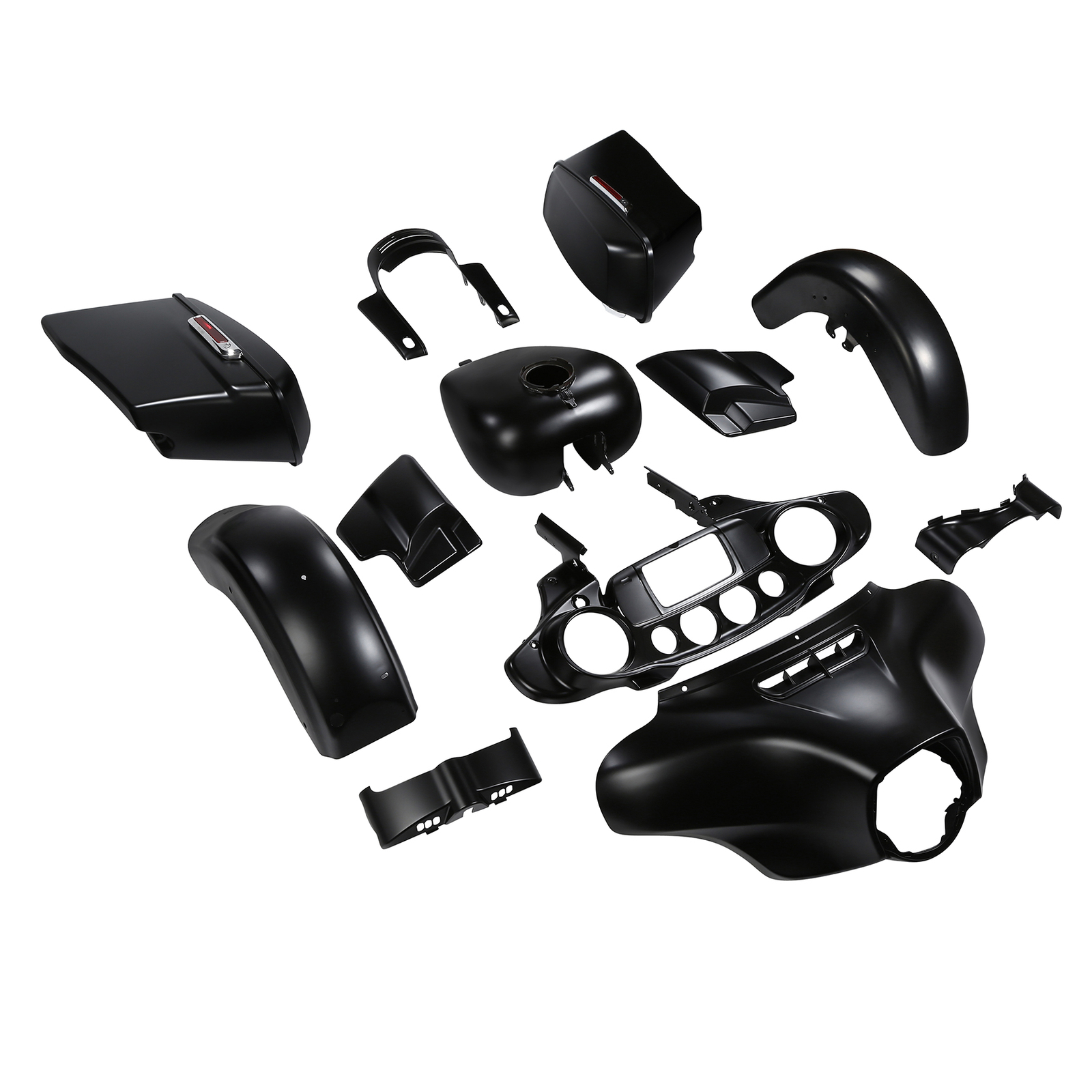 Fairing Body Work Kit Fit For Harley Street Glide Special 2014-2023 Black Denim
