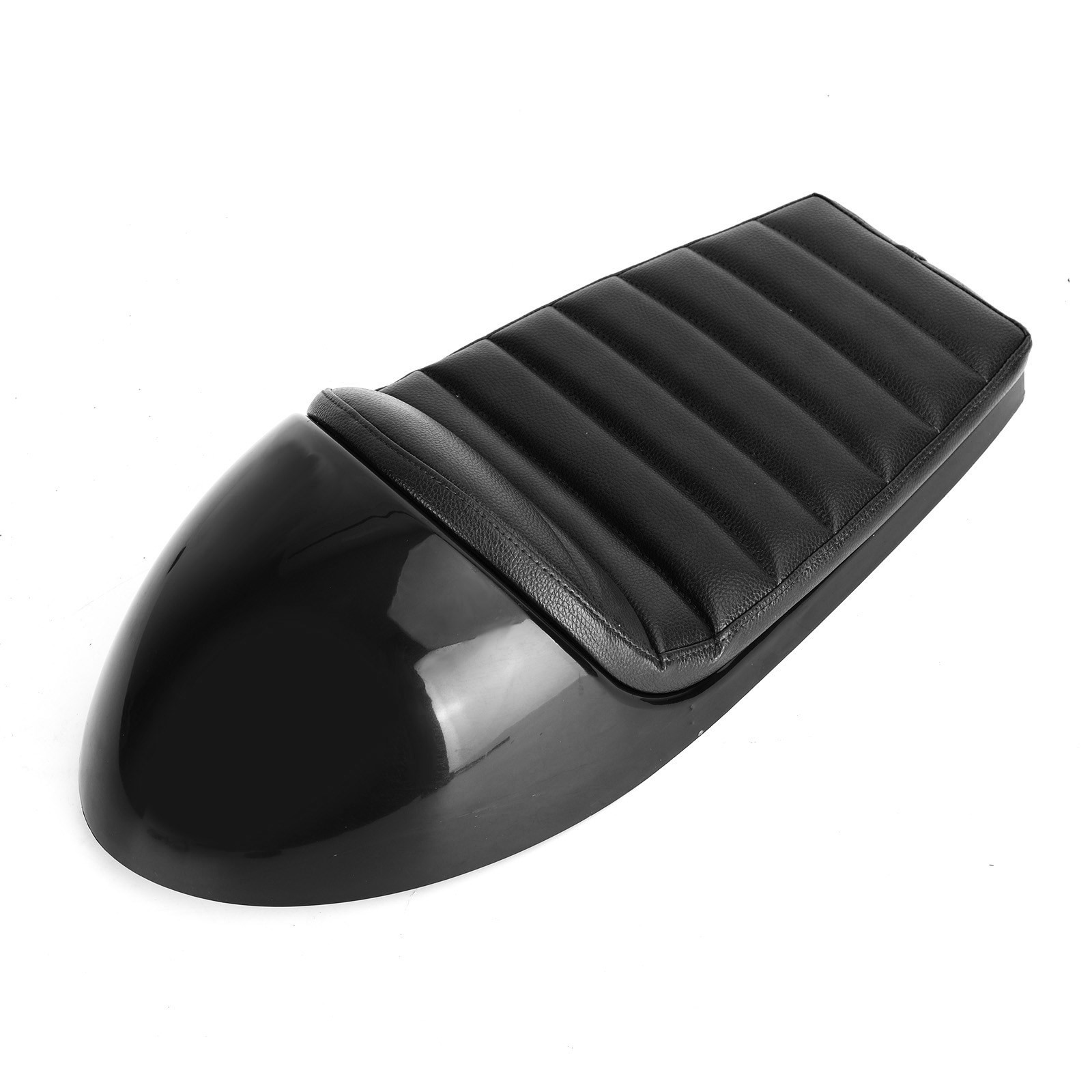 Universal Cafe Racer Seat Black Retro Vintage Cushion Scrambler Saddle Bench