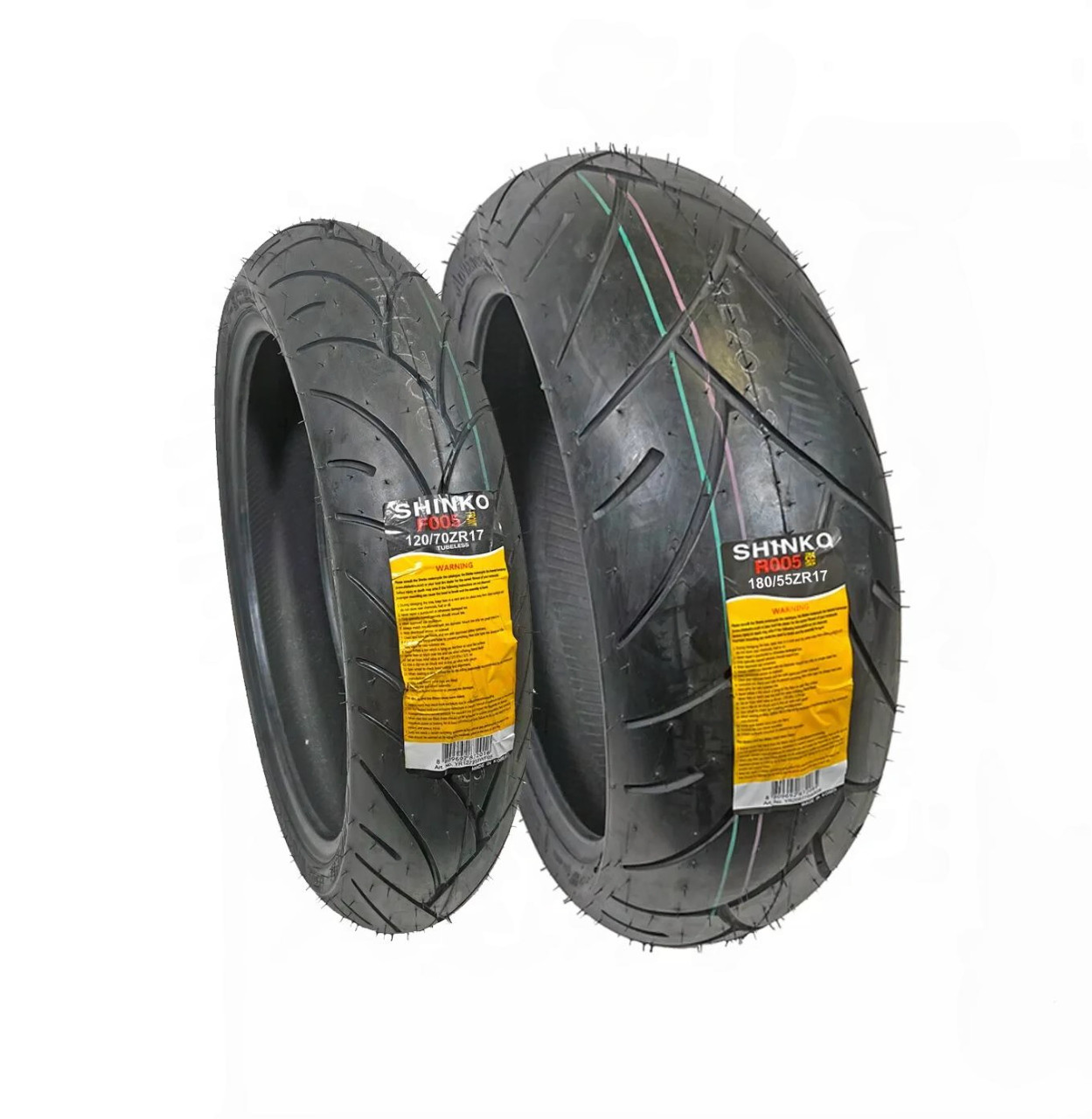 Shinko 180/55ZR17 120/70ZR17 Motorcycle Tires 005 Advance Set Front Rear Tire