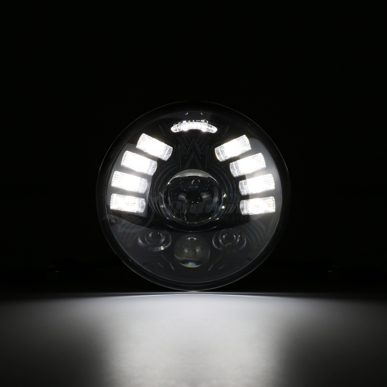 5.75″ LED Headlight w/Turn Signal Halo DRL for Harley-Davidson Night Train FXSTB