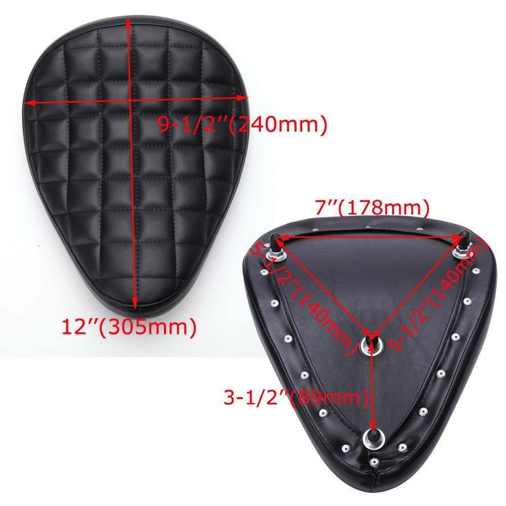 Custom For Honda Rebel 250 300 500 CMX250C Bobber Motorcycle Spring Solo Seat AT