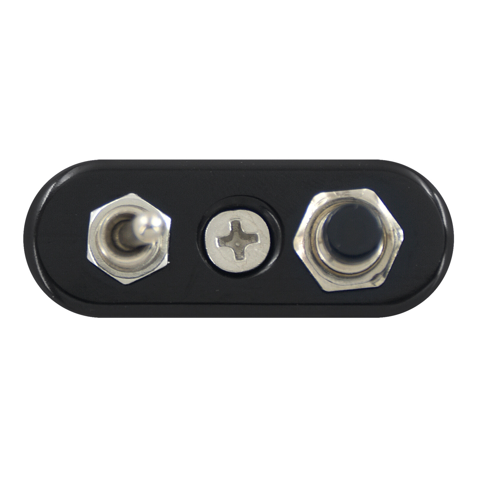 Mini Control Black Toggle Push Switch ON/OFF Button For Universal 1″ Handlebar