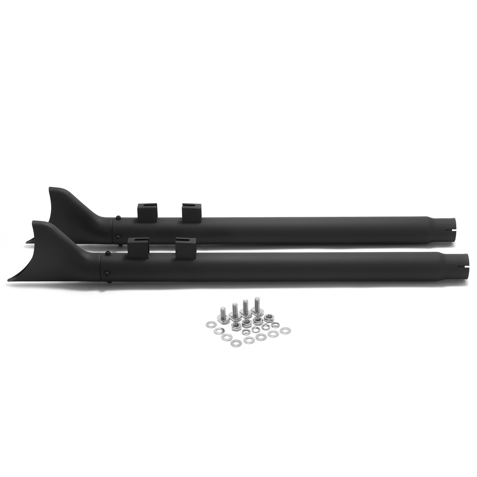 33IN. Fishtail Slipons Muffler Exhaust Pipes Touring 1995-2016 Street Glide 2004