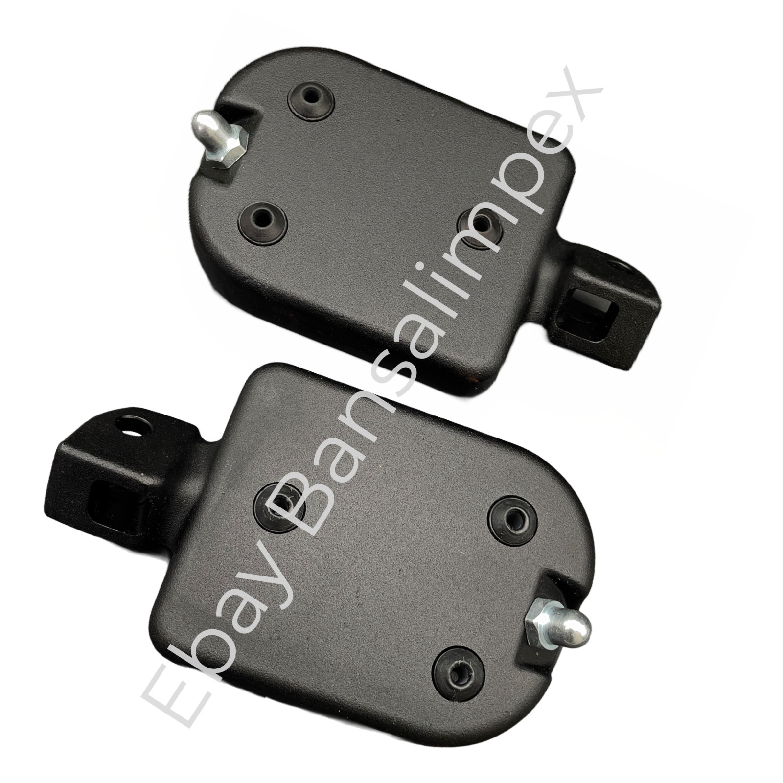 Genuine Royal Enfield Black Deluxe Foot pegs, KXA00031, Meteor and Classic