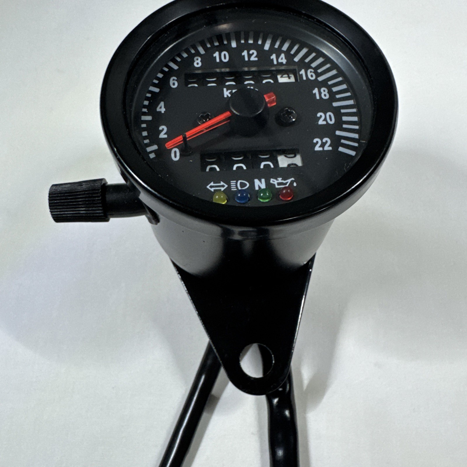 22 Km/h Mechanical Speedometer Gauge with Dual Odometer
