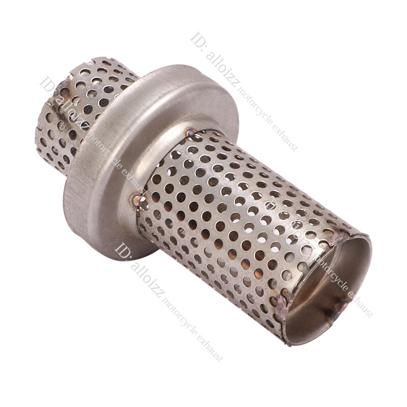 60.5mm Universal Exhaust Pipe Silencer DB Killer Baffles Reduce Noise Removable