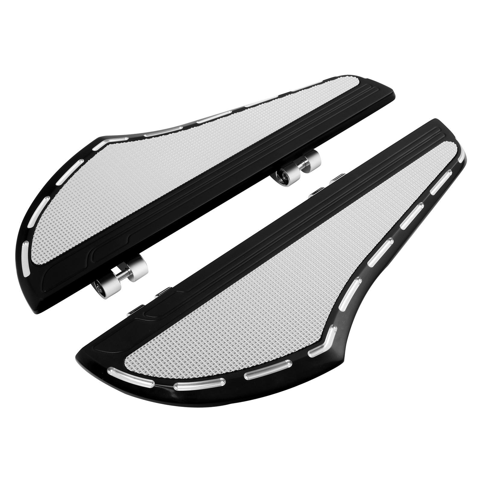 Pair Front Driver Footboard Floorboard Pegs Fit For Harley Touring 00-24 Softail