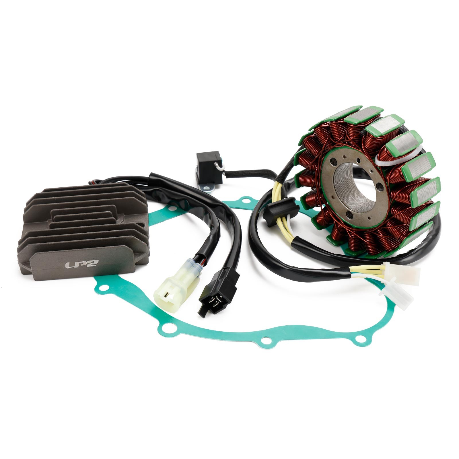 Magneto Stator,Voltage Rectifier,Gasket For Suzuki Vstrom DL650 ABS 2004-2016 #8