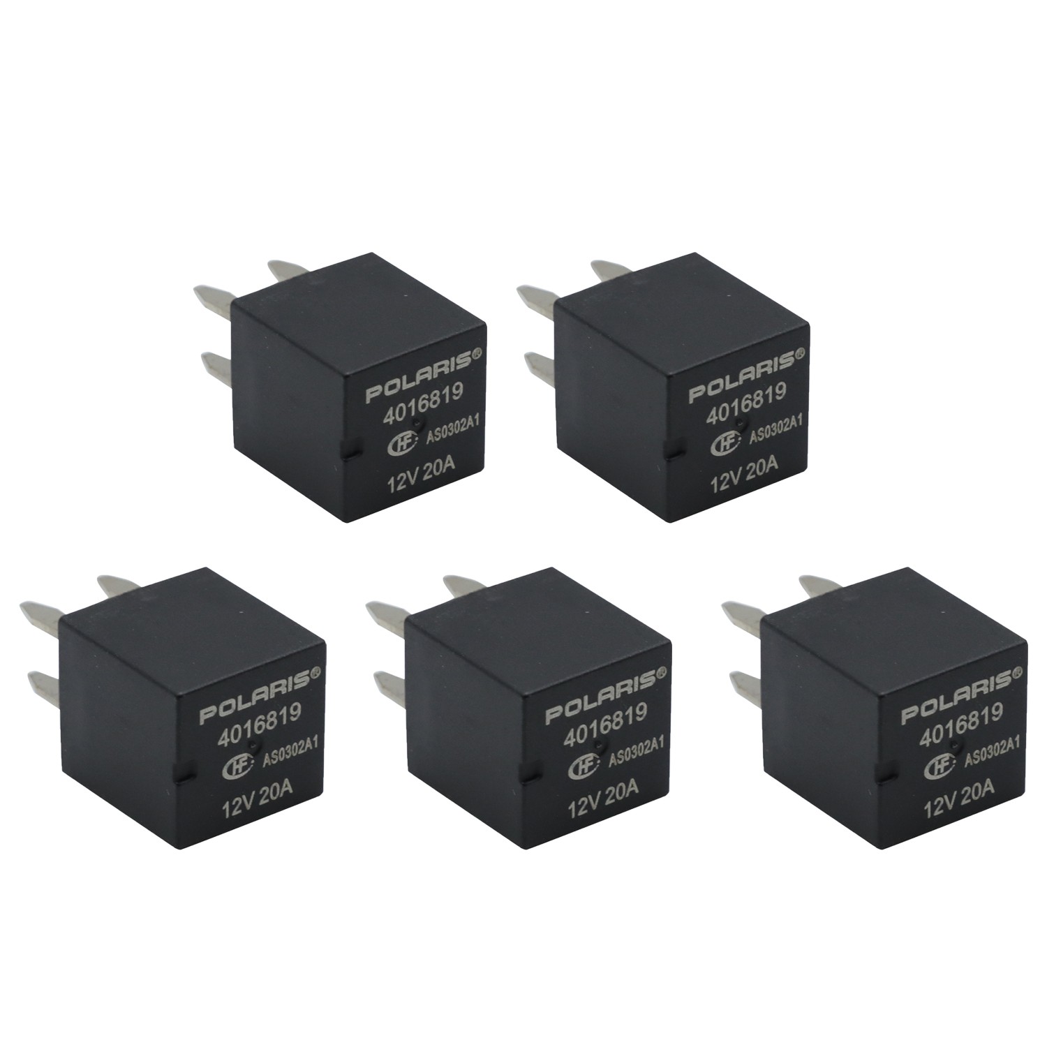 Set of 5 Electrical Relay 12V For Polaris RZR 570/800/900/1000/Turbo – 4011283