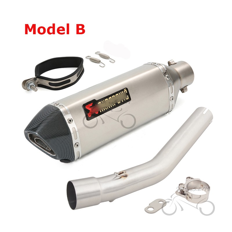 Tenere 700 2019-2025 for Yamaha XTZ07 Exhaust Mid Tail Pipe Slip on Muffler Tips
