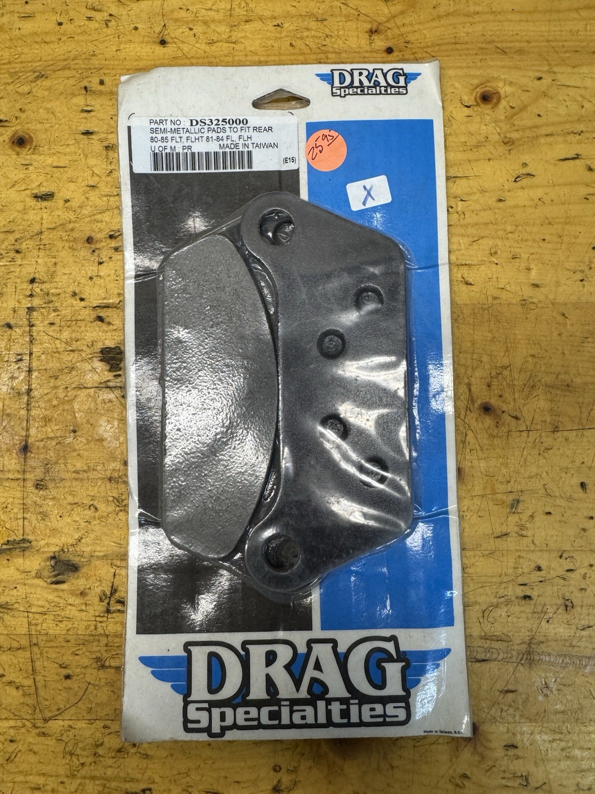 Drag Specialties Semi-Metallic Rear Brake Pads Harley 80-85 FLHT FLT 81-84 FL