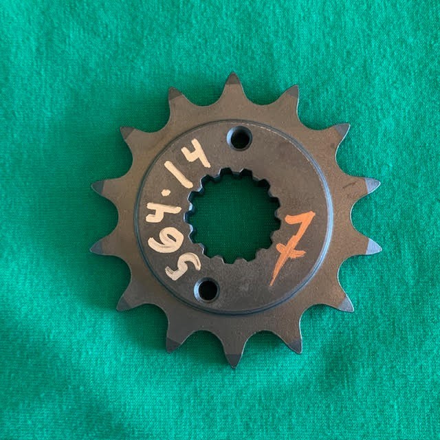 Honda XR650L 14T DOUPLE LIFE MAX CONTACT FRITZCO FRONT SPROCKET