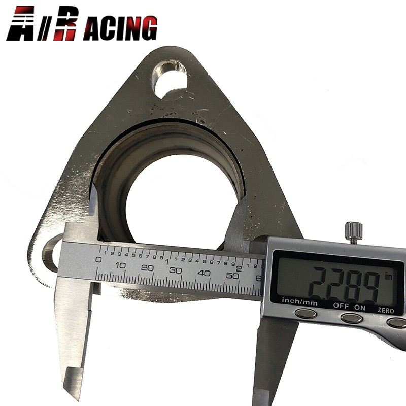 2.25″ 3 Bolt Mild Steel Flange Exhaust Muffler Pipe Extension Flange Adapter