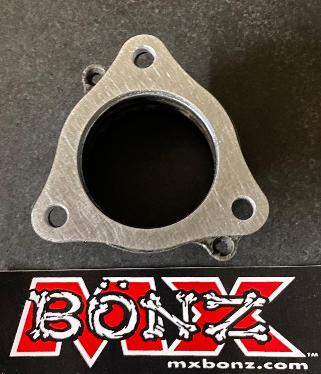 HONDA CR125R 1990-2007 EXHAUST FLANGE SPACERS 3mm/5mm SET MX BONZ POWER PLATE