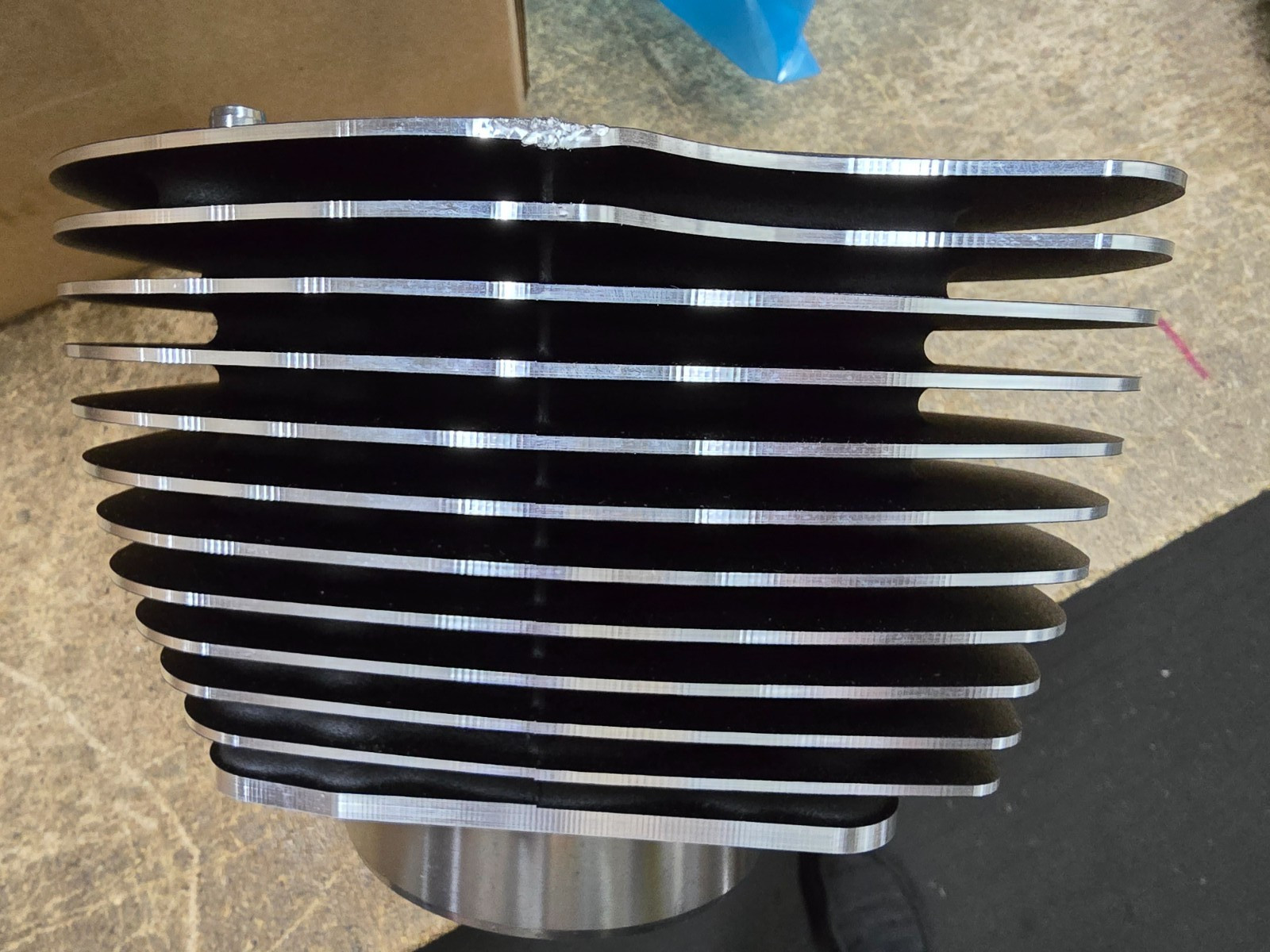 Screamin’ Eagle 4.155 In. Big Bore Bolt-On Cylinders. Damage on 1 fin, see photo